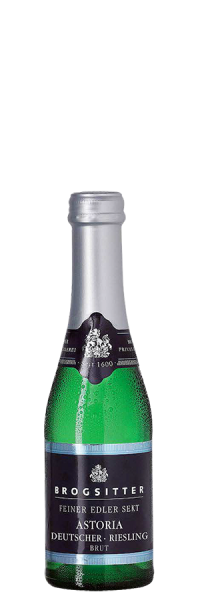 Brogsitter Astoria Riesling sparkling white wine Brut (dry) 200ml bottle