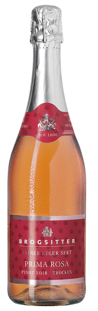 Brogsitter Prima Rosa German sparkling rose in 750ml bottle
