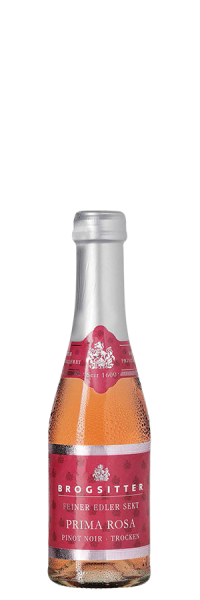 Brogsitter Prima Rosa German sparkling rose in 200ml bottle