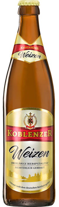 Koblenzer Weizen German wheat beer in 500ml bottle